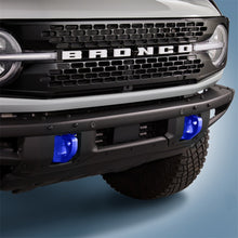 Load image into Gallery viewer, Ford Racing 2021+ Bronco Front Bumper Tow Hooks - Blue (Pair)