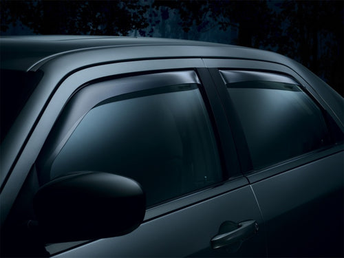 WeatherTech 94-01 Dodge Ram Full Size Pickup - Quad Fr and Rr Side Window Deflectors - Dark Smoke