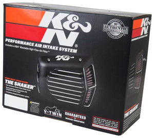 K&N Street Metal Intake System for 08-16 Harley Davidson Touring Models - Shaker Black