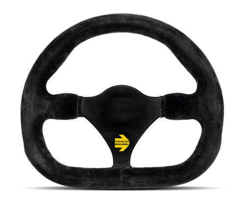 Momo MOD27 Steering Wheel 270 mm -  Black Suede/Black Spokes