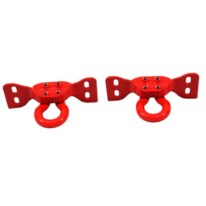 Ford Racing 17-22 Super Duty Tow Hooks - Red (Pair)