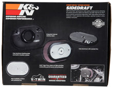 Load image into Gallery viewer, K&amp;N Street Metal Intake System Side Draft Dyna/Softail Silver Intake System-Harley Davidson