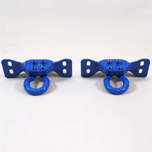 Load image into Gallery viewer, Ford Racing 17-22 Super Duty Tow Hooks - Blue (Pair)